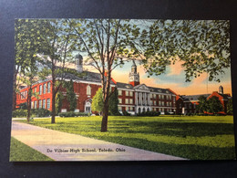 De Vilbiss High School, Toledo, Ohio, Unwritten Card - Toledo