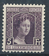 TIMBRE STAMP ZEGEL LUXEMBOURG GRANDE DUCHESSE ADELAÎDE No 109  XX CÔTE 45 EUROS - Collections