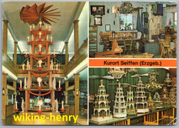 Seiffen - Mehrbildkarte 7   Erzgebirgisches Spielzeugmuseum - Seiffen