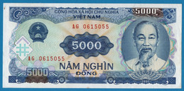 VIETNAM 5000 DONG 1991 # AG0615055 P# 108  Ho Chi Minh - Viêt-Nam