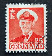 Greenland 1950  King Frederik IX MiNr 32  (O) ( Lot E 2407 ) - Oblitérés