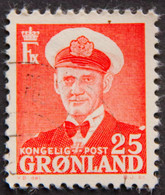 Greenland 1950  King Frederik IX MiNr 32 (O) ( Lot E 2417) - Usados