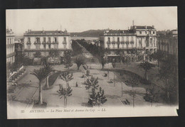 CPA - ANTIBES  06  - Carte écrite  N° 25 - La Place Macé Et Avenue Du Cap  - 2 Scannes - Antibes - Old Town