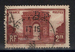 Perfore - YV 258 Perfin BP - Used Stamps