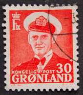 Greenland 1959  King Frederik IX MiNr 44 (O) ( Lot E 2434) - Oblitérés