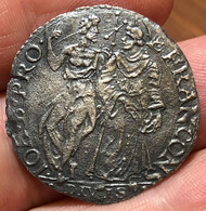 Firenze Francesco I° 1574-1587 Giulio 1575 Mir 1902 R3 RRR Mb+ E.164 - Toscane