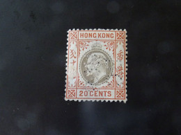 CHINE  HONG KONG  Perforé  Abimé Aminci - Used Stamps