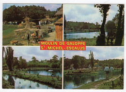 CPSM Multivues Près De Léon Et Castets 40 Landes Moulin De Galoppe à Saint Michel Escalus Pêche à La Truite édi Vignes - Castets