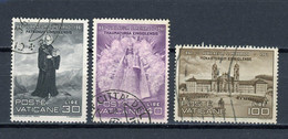 VATICAN: St MEINRAD - N° Yvert 316/318 Obli. - Used Stamps