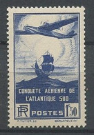 FRANCE 1936 N° 320 ** Neuf MNH Superbe C 40 € Avions Postaux Voilier Traversée Aérienne Atlantique Planes Sailboat - Unused Stamps