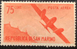 San Marino - C10/33 - (°)used - 1946 - Michel 340 - Meeuwen En Vliegtuigen Boven San Marino - Usati