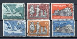 VATICAN: ANNIV. DE L'ARRIVÉE DE St PAUL À ROME - N° Yvert 322/327 Obli. - Used Stamps