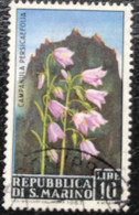 San Marino - C10/33 - (°)used - 1967 - Michel 881 - Bloemen - Used Stamps