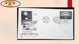 O) 1956 UNITED NATIONS, NEW YORK, GENERAL ASSEMBLY, UN, FDC - 1951-1960