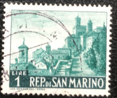 San Marino - C10/34 - (°)used - 1961 - Michel 682 - Landschappen - Usados