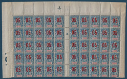 Colonies Groupe Anjouan Feuille Interpanneau N°22/22Aa**/* Millésime 3 Variétés :espacés, Grosse Tete Case 5 10 & 35 TTB - Unused Stamps