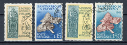 VATICAN: ANNIV. DE LA MORT DE St PATRICK - N° Yvert 331/334 Obli. - Used Stamps