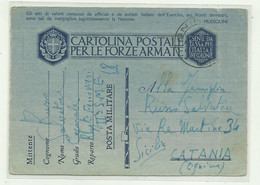 CARTOLINA FORZE ARMATE REGGIMENTO FERROVIERI II S.M.E. PM 18 - Franquicia