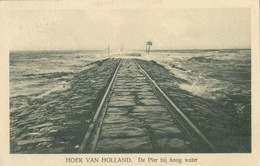 Hoek Van Holland 1929; De Pier Bij Hoog Water - Gelopen. (A.C. Goldschmeding - (Hoek Van Holland) - Hoek Van Holland