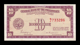 Filipinas Philippines 10 Centavos ND (1949) Pick 128 T.286 MBC/EBC VF/XF - Philippines