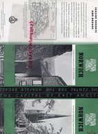 ANGLETERRE -ENGLAND-RARE DEPLIANT TOURISTIQUE ILES BRITANNIQUES-NORWICH-STRANGER' HALL-ELM HILL-MADDERMARKET THEATRE - Tourism Brochures