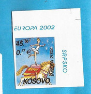 2002  KOSOVO SERBISCHE TEIL  RRR  IMPERFORATE  RRR  SELTEN   EUROPA CEPT  ZIRKUS PFERDE     MNH - Kosovo