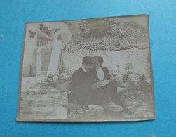 44 LE POULIGUEN - 1913 3 PHOTOS ORIGINALES DE LA VILLA KER ALEXANDRE  FAMILLE LAUNAY - Lugares