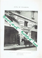 LOT 10 PHOTOS PARIS 1° HOTEL PALACE LE MEURICE RUE DE RIVOLI RESTAURATION DE 1908 ARCHITECTE NENOT - Parigi