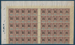 Colonies Type Groupe Dahomey Feuille Interpanneau N°33/33Aa**/* Sans Millésime 2 Variété 0 & 5 Espacé Case 10 35 TTB - Neufs