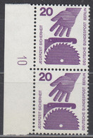 BERLIN  404 A Mit DZ 10, Postfrisch **, Unfallverhütung, 1971 - Rollenmarken