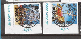 2002  KOSOVO SERBISCHE TEIL    SELTEN   EUROPA CEPT  ZIRKUS PFERDE     USED - Kosovo