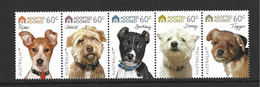 Australia 2010 Adopted Dogs Strip Of 5 MNH - Neufs