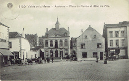 Andenne Place Du Perron Et Hotel De Ville Hermans 3120   1913 - Andenne