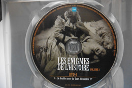 DVD Série TV Les énigmes De L'Histoire - La Double Mort Du Tsar Alexandre Ier - Sans Boitier - RARE ! - Documentaires