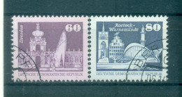 Allemagne - RDA 1981 - Y & T N. 2303/04 - Série Courante  (Michel N. 2649/50) - Gebraucht