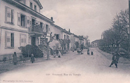 Yvonand VD, Rue Du Temple (12.2.1907) - Yvonand