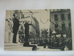 T3 6529 LOT DE 4 CPA DIFFERENTES SUR L'INAUGURATION DU MONUMENT GAMBETTA  A  BORDEAUX - Inwijdingen