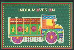 India 2022 Means Of Transport, Truck , Truckers,  Postcard , MNH (**) Inde Indien - Briefe U. Dokumente