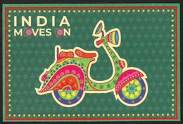 India 2022 Means Of Transport, 2 -Wheeler , Scooter Bike , Postcard , MNH (**) Inde Indien - Cartas & Documentos