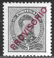 Portugal – 1892 King Luis Mint No Gum Surcharged PROVISÓRIO 5 Réis - Andere & Zonder Classificatie