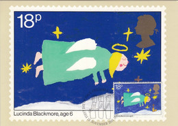 MAXIMUM CARD Great Britain 897,Christmas 1981 - Maximumkarten (MC)