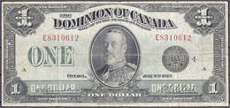 1 Dollar 2.7.1923. IV, Selten. Pick 33p. - Canada