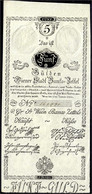 5 Gulden 1.1.1800. II, Nadelstich. Pick A31. - Oesterreich