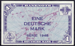 1 Deutsche Mark, Serie 1948. I- Rosenberg 232. Grabowski. WBZ-2. - Autres & Non Classés