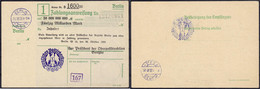 Oberpostdirektion, 50 Mrd. Mark 26.10.1923. Ohne Wz. I-II, Von Größter Seltenheit - Zwischenscheine - Schatzanweisungen