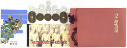 15 Münzen Von Japan, Franz. Indochina, Thailand, China, Dazu Ein Paar Japan. Briefmarken. Schön Bis Prägefrisch - Other - Asia