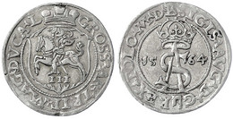 Dreigröscher (Trojak) 1564, Vilnius. Vytautas-Schild. Gutes Sehr Schön. Gumowski 622. - Lithuania