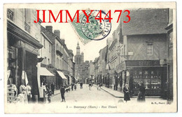 CPA - BERNAY (Eure) - Rue Thiers ( Bien Animée ) N° 5 - Edit. B. F.  Paris - Bernay
