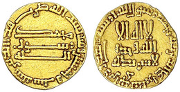 Dinar AH 156 = 773/774. Ohne Münzstättenangabe (Bagdad). 3,95 G. Sehr Schön, Winz. Randfehler, Beschnitten. Bernardi 51. - Oosterse Kunst