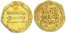 Dinar AH 162 = 779/780. Ohne Münzstättenangabe (Bagdad). 3,88 G. Sehr Schön, Kratzer, Beschnitten. Bernardi 51. Album 21 - Orientales